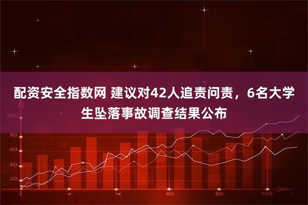 配资安全指数网 建议对42人追责问责，6名大学生坠落事故调查结果公布