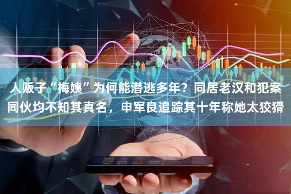 人贩子“梅姨”为何能潜逃多年？同居老汉和犯案同伙均不知其真名，申军良追踪其十年称她太狡猾