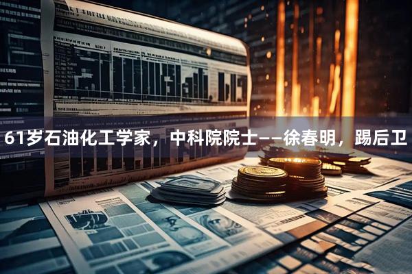 61岁石油化工学家，中科院院士——徐春明，踢后卫
