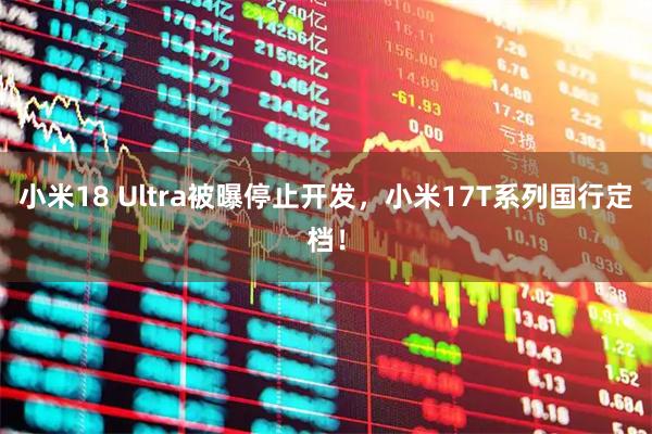 小米18 Ultra被曝停止开发，小米17T系列国行定档！